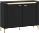 Комод Frisco Norica 1104х873 мм Черный матовый 2д (23126-LAZK01) - изображение 1