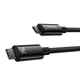 Кабель 2 метра Baseus 240W Type-C to Type-C Tungsten Gold (CAWJ040101) - изображение 1