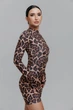 Комбінезон для танців хілз і тверк Goddess Leopard S Леопард (12046-S) - изображение 4