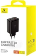 Сетевое зарядное устройство Baseus Cube Pro Fast Charger 2C+U 65W EU Cluster Black (P10152301113-00) - изображение 6