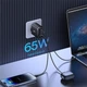 Сетевое зарядное устройство Baseus Cube Pro Fast Charger 2C+U 65W EU Cluster Black (P10152301113-00) - изображение 8