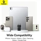 Сетевое зарядное устройство Baseus Palm Fast Charger 1C 20W EU Cluster Black (with Baseus Mini White Cable USB-C to USB-C 60W (20V/3A) 1 м Cluster Black (P10111602113-01) - изображение 14