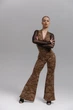 Комбінезон для танців хілз і тверк Diva Maxi Leo Safari S Леопард Сафарі (12057-S) - изображение 7