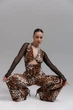 Комбінезон для танців хілз і тверк Diva Maxi Leo Wild XS Леопард Дикий (12059-XS) - изображение 6