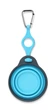 Дорожня миска для тварин Dexas Travel Cup w Bottle Holder&Carabiner з кріпленням пляшки та карабін 240мл Блакитний (PW2204322194) - зображення 1