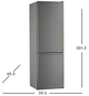 Двухкамерный холодильник Whirlpool W5 911E OX - изображение 2