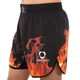 Шорты для тайского бокса MMA мужские Hard Touch Fire 4672 размер XL (50-52) Black-Orange - изображение 3