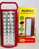 Акумуляторний ліхтар для дому Almina 2606 Червоний - зображення 1
