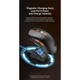 Игровая беспроводная мышка MEETION GW38 с RGB-подсветкой, 3 режимами подключения (Bluetooth/2.4G/проводное), сенсором 8000 DPI Black - изображение 9