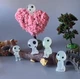 Фигурки декоративные Духи леса Лесные эльфы Кодама синий цвет 10 шт - изображение 3