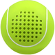 Przenośny głośnik Music Angel Tennis Ball Green (5905923645213) - obraz 3