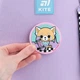 Набір бейдж на липучці та брелок-підвіска Kite Aggretsuko, 2 шт. (AR25-3010-1) - зображення 3