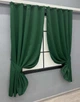 Комплект штор коротких VR-Textil Bagema Rvs № 1475ш 130х170 см 2 шт Зеленый (35-0352) - изображение 2