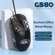 Игровая проводная USB мышь TWolf G580 с антискользящими наклейками, 1600 DPI, 1.5 м кабель черная - изображение 11