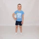 Футболка для мальчика стрейч-кулир Арлекин Good boy 2255-452 68 128 см - 134 см Голубой - изображение 2