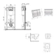 Готовое решение Qtap для ванной комнаты: подвесной унитаз Crow Ultra Quiet 520×360×290 + комплект инсталляции Nest 4 в 1 (квадратная клавиша Chrome) - изображение 2