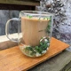 Чашка с двойным дном и сухоцветами "Dry flowers", 330мл (Стеклянная кружка с двойным дном) - изображение 7