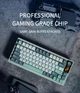 Механічна бездротова ігрова клавіатура LANGTU LT75 Pro з hotswap, Type-C, Bluetooth, 2,4 ГГц, RGB, Дисплей, 75 клавіш (розкладка ENG-UA, QWERTY). М'ятний - зображення 4