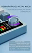 Механічна бездротова ігрова клавіатура LANGTU LT75 Pro з hotswap, Type-C, Bluetooth, 2,4 ГГц, RGB, Дисплей, 75 клавіш (розкладка ENG-UA, QWERTY). М'ятний - зображення 6