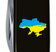 Складной швейцарский нож Victorinox Spartan Army, 12 функций, 91 мм, черный с эмблемой «Карта Украины» (Vx13603.3_T1166u) - изображение 3