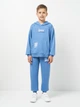 Подростковый спортивный костюм (худи + штаны) для мальчика Minoti 23fleece122 42577TEN 152-158 см Голубой (5063025438956) - изображение 1