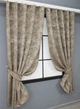 Комплект коротких штор VR-Textil Жаккард Sultan YL № 1208ш Бжево-серый 130х170 см 2 шт (35-0009) - изображение 2