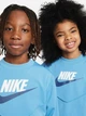 Детский спортивный костюм (свитшот + штаны) Nike K Nsw Tracksuit Poly Crew Hbr FD3090-489 137-147 см Голубой (197859879151) - изображение 10