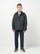 Подростковая джинсовая куртка для мальчика Coccodrillo Jeans Collection Boy WC5152301JCB-019 140 см Серая (5904986533086) - изображение 3