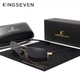 Мужские поляризационные солнцезащитные очки KINGSEVEN N7128 Gold Gray - изображение 1