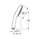 Ручная лейка Grohe QuickFix Vitalio Comfort 110 26397001 - зображення 2