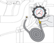 Miernik ciśnienia oleju YATO tester 0-140 psi 12 szt (YT-73031) (5906083097683) - obraz 3