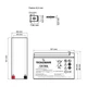 Акумуляторна батарея TECNOWARE Power Battery 12V 9Ah Faston 6.3 мм (EACPE12V09ATWP) - изображение 3