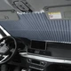 Солнцезащитная автомобильная штора RIAS на лобовое стекло 155x65 см Grey (3_06418) - изображение 2