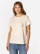 T-shirt damski Lee Cooper Wildflower-1160 S Jasnożółty (5905991729006) - obraz 1