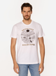 T-shirt męski z nadrukiem bawełniany Lee Cooper Adventure-1145 XL Biały (5905991727804) - obraz 3