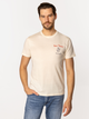 T-shirt męski bawełniany Lee Cooper Bon Voyage-1145 2XL Jasnożółty (5905991728030) - obraz 1
