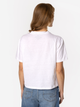 Футболка бавовняна жіноча Lee Cooper Cropped-8515 S Біла (5905991728887) - зображення 2