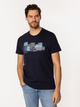 T-shirt męski z nadrukiem bawełniany Lee Cooper Denim-1160 M Granatowy (5905991726678) - obraz 3