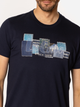 T-shirt męski z nadrukiem bawełniany Lee Cooper Denim-1160 2XL Granatowy (5905991726708) - obraz 4