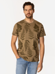 T-shirt męski z nadrukiem bawełniany Lee Cooper Fern-3170 L Khaki (5905991727835) - obraz 1