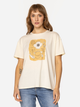 T-shirt damski z nadrukiem bawełniany Lee Cooper Flowers7-1145 XL Jasnożółty (5905991729112) - obraz 2