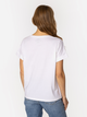 T-shirt damski bawełniany Lee Cooper Logo Blue-1160 S Biały (5905991729440) - obraz 2