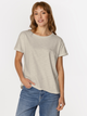 T-shirt damski basic bawełniany Lee Cooper Lydia-8317 XL Szary (5905991728672) - obraz 1