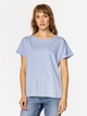 T-shirt damski basic bawełniany Lee Cooper Lydia-8317 L Błękitny (5905991728535) - obraz 1