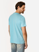 T-shirt męski basic bawełniany Lee Cooper Obutch-875 L Błękitny (5905991736332) - obraz 2