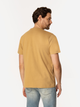 Футболка бавовняна довга чоловіча Lee Cooper Obutch-875 2XL Гірчична (5905991736226) - зображення 2