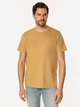Футболка бавовняна довга чоловіча Lee Cooper Obutch-875 2XL Гірчична (5905991736226) - зображення 3