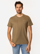 T-shirt męski basic bawełniany Lee Cooper Oslo-8515 L Khaki (5905991728139) - obraz 3