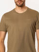 Футболка бавовняна довга чоловіча Lee Cooper Oslo-8515 XL Хакі (5905991728146) - зображення 4