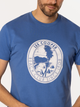 T-shirt męski z nadrukiem bawełniany Lee Cooper Sail-1160 L Niebieski (5905991735564) - obraz 3